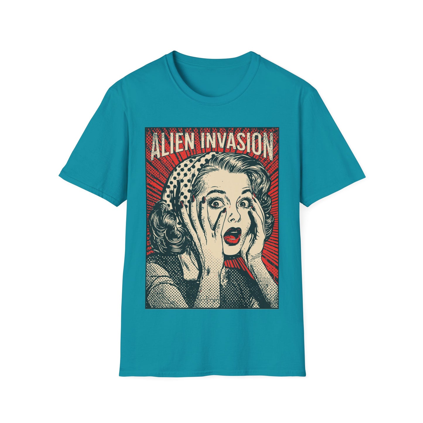 Alien Invasion Retro T-Shirt