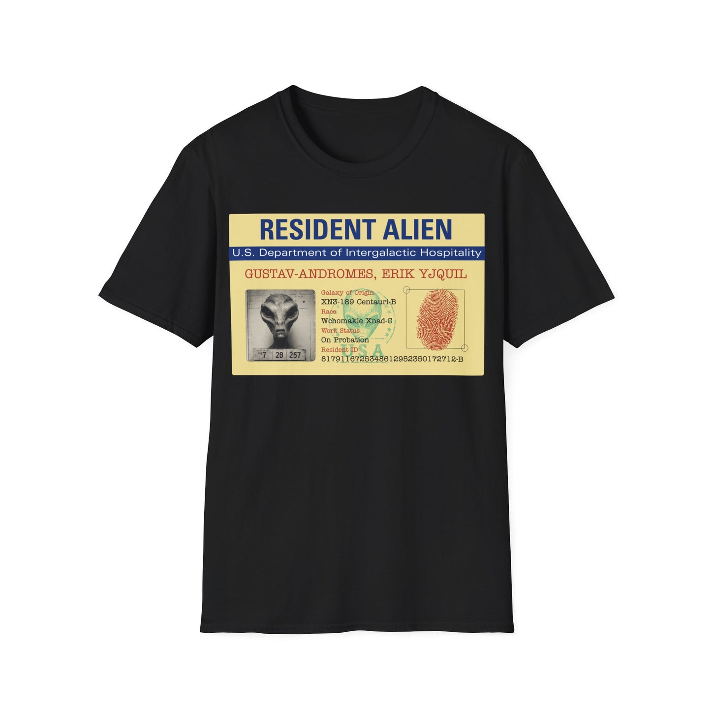 Resident Alien ID Card T-Shirt