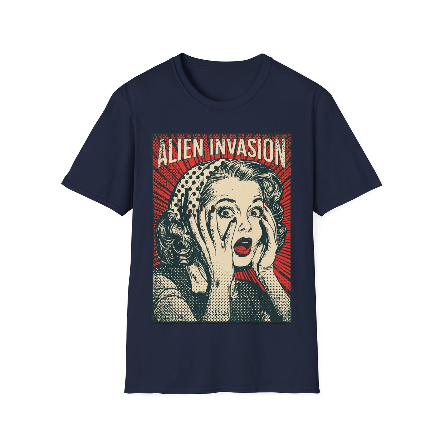 Alien Invasion Retro T-Shirt