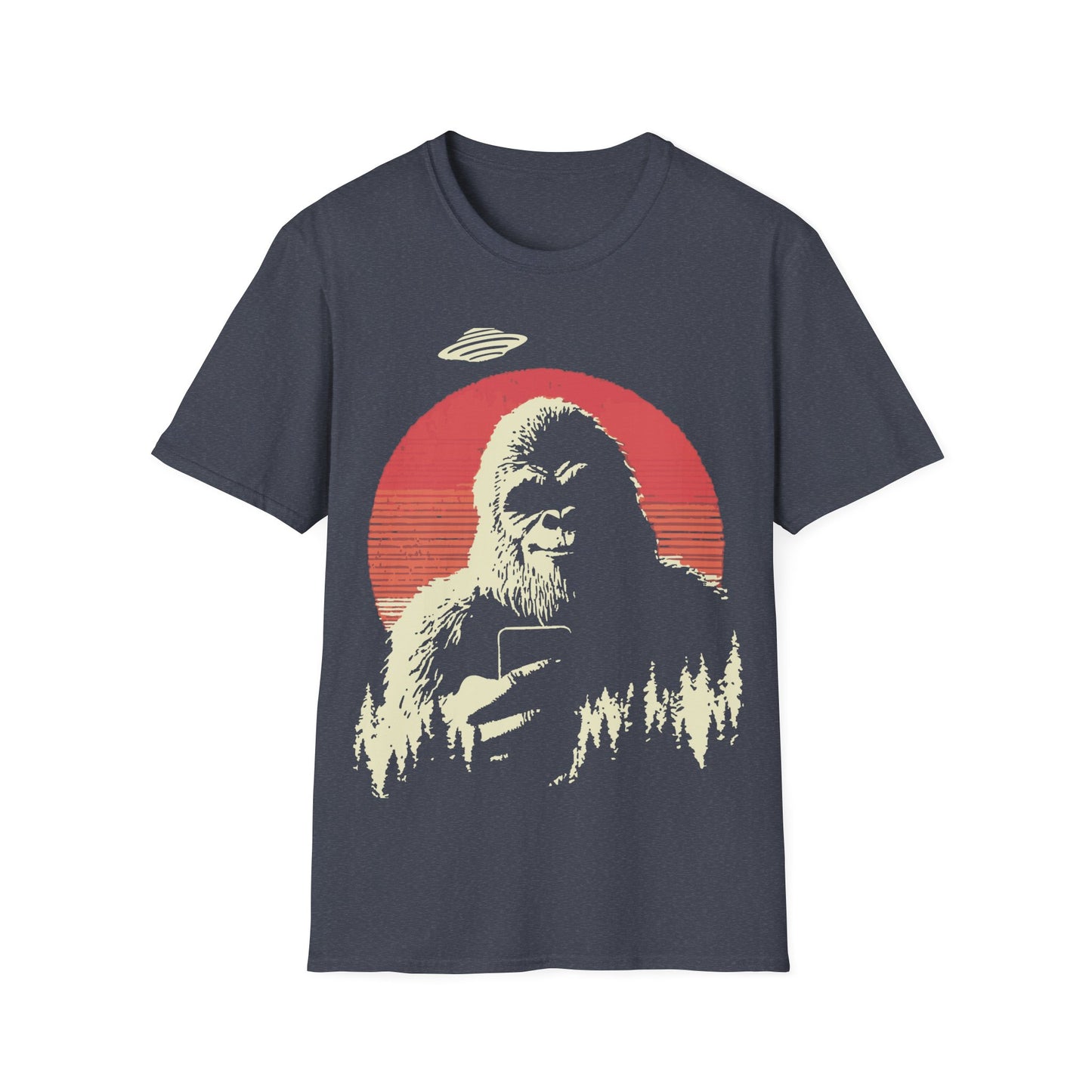 Bigfoot UFO Selfie - Wabi Sabi T-Shirt