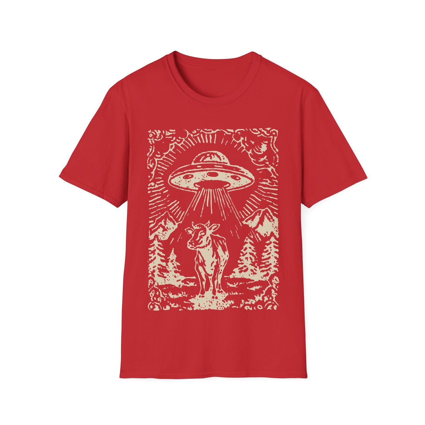 Vintage Cow Abduction T-Shirt