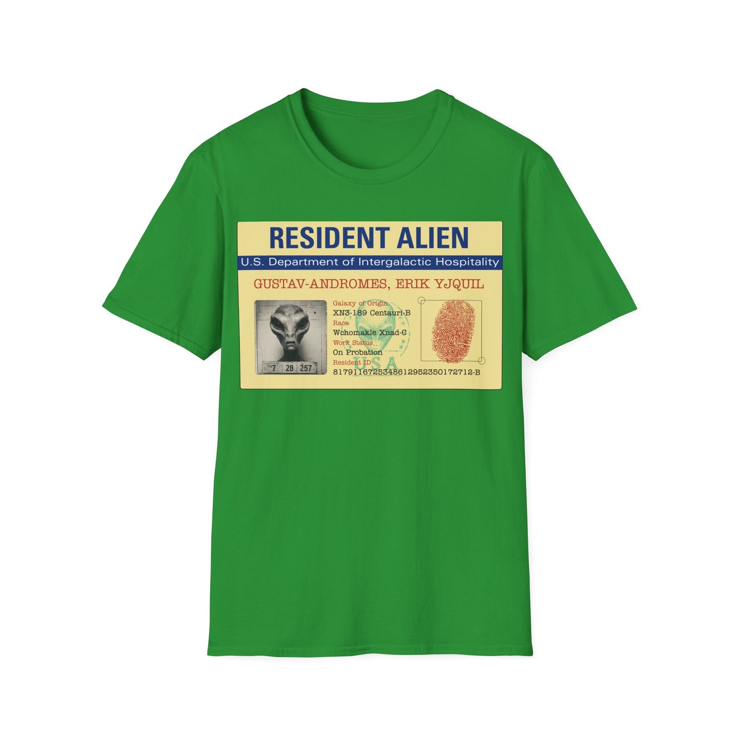 Resident Alien ID Card T-Shirt