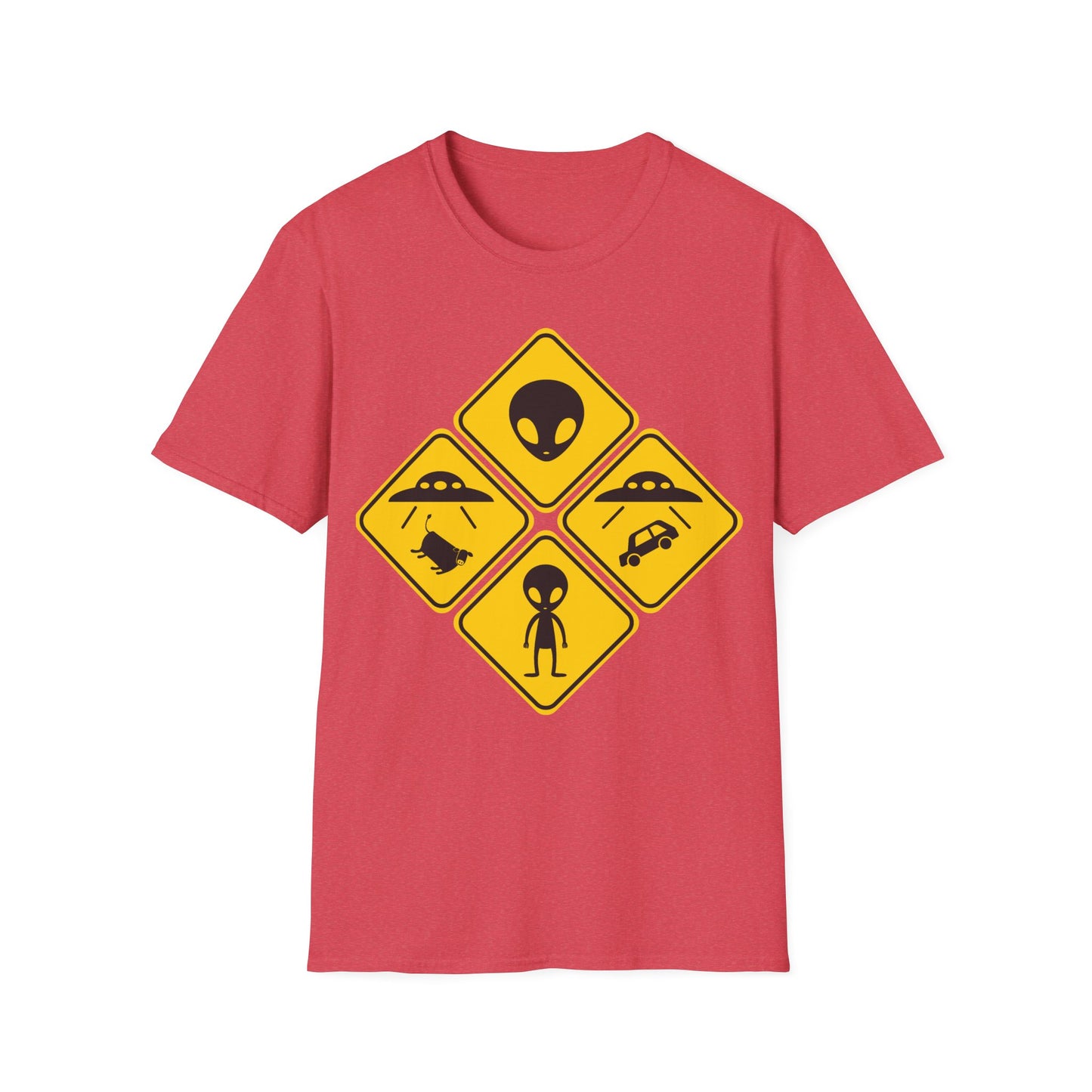Alien Ahead - Road Signs T-Shirt