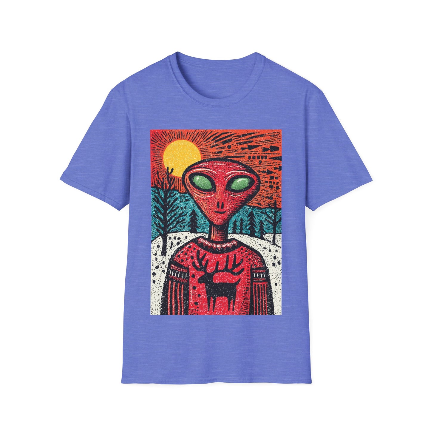 Alien Christmas Visitor T-Shirt