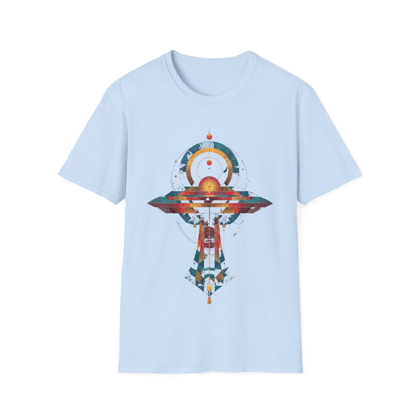 Ankh UFO Amulet T-Shirt