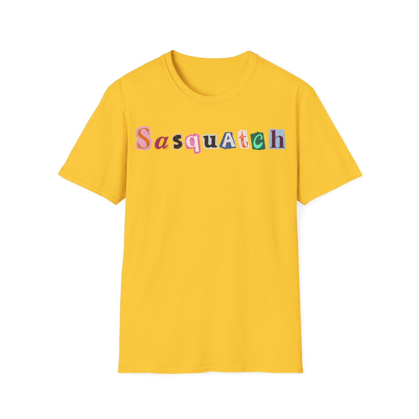 Sasquatch Letter Cuts T-Shirt