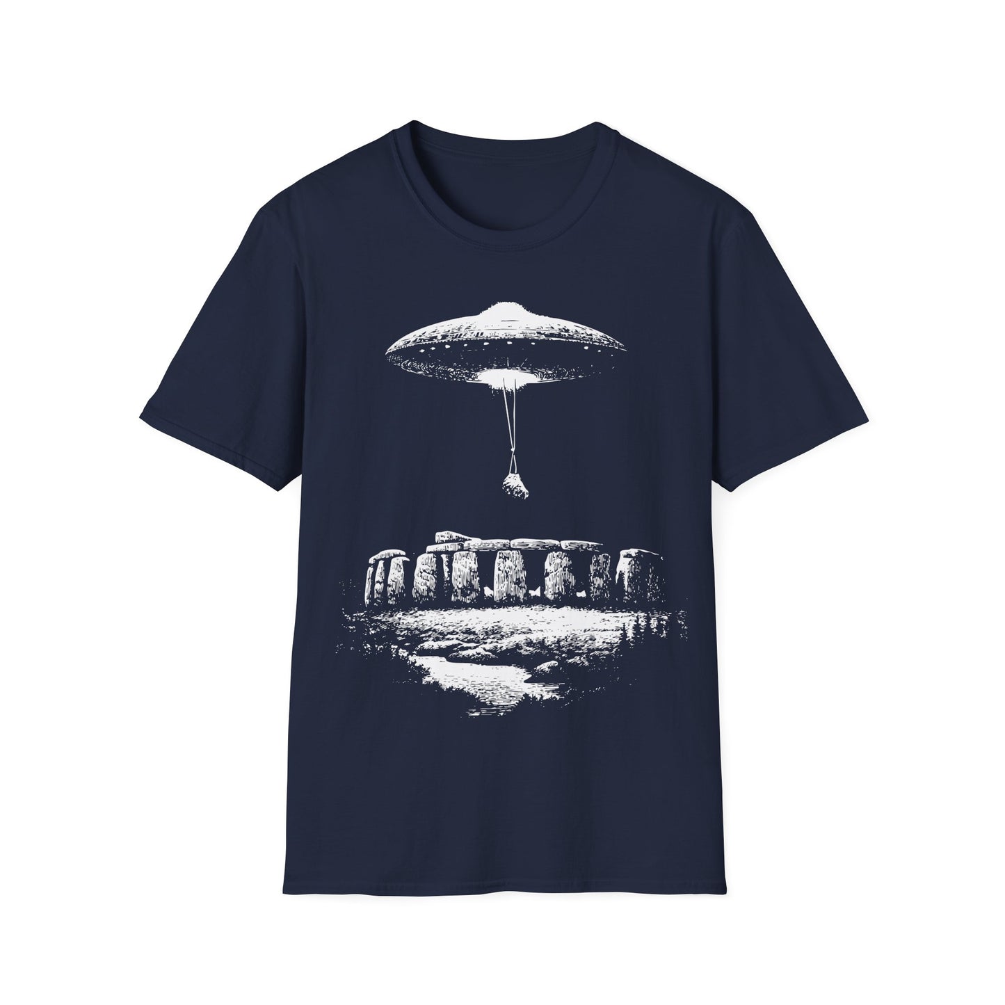UFO Building Stonehenge T-Shirt