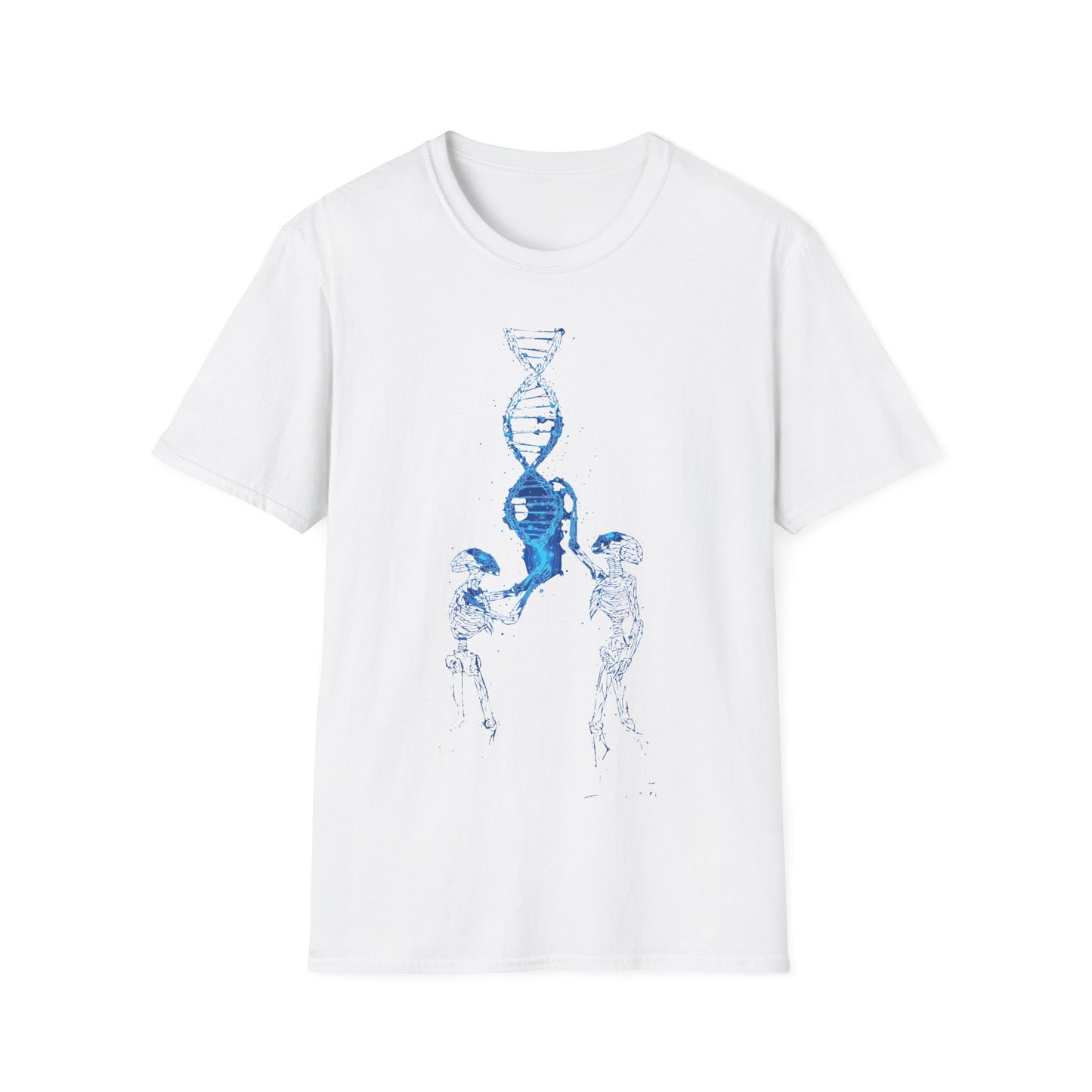 Aliens Building Human DNA T-Shirt
