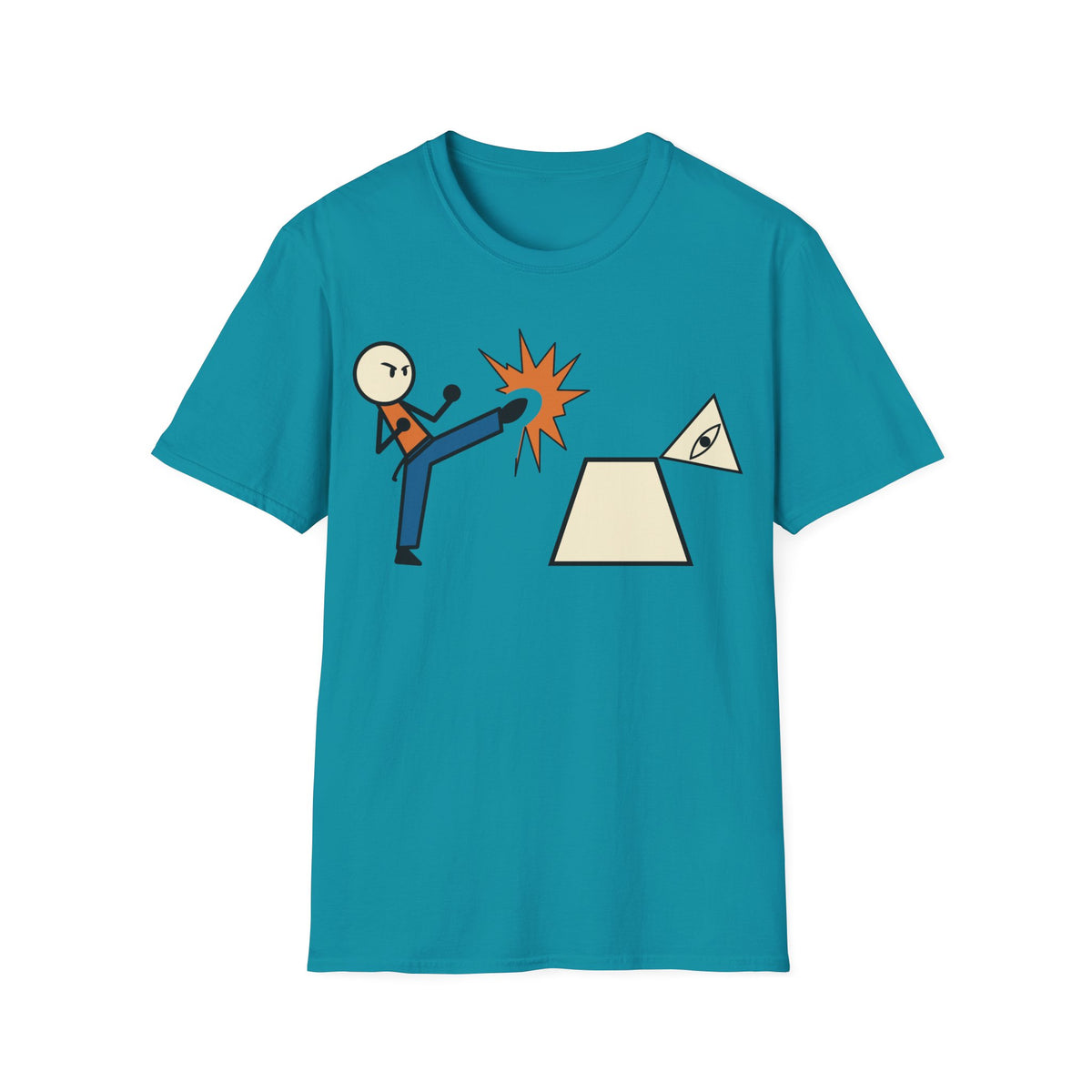 Kicking the Illuminati T-Shirt