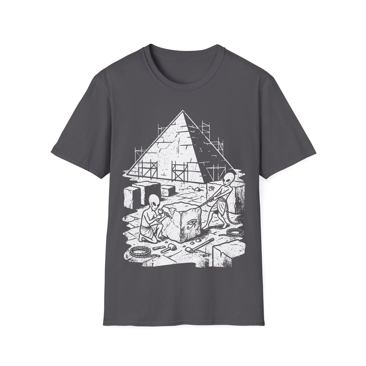 Aliens Building Giza T-Shirt